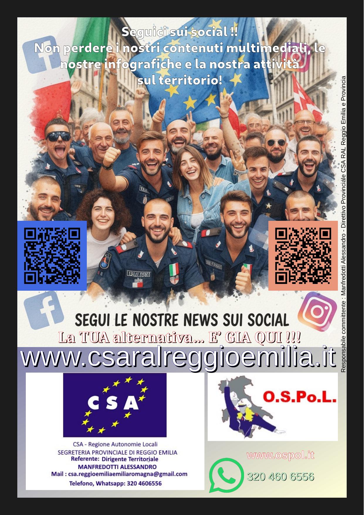 Volantino Social CSA RAL